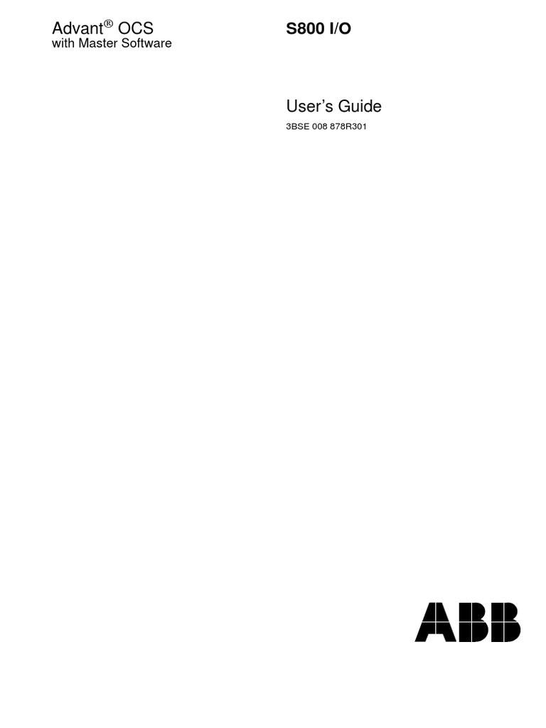 User Guide S800 I-O | PDF | Input/Output | Power Supply