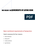 Nutrient Requirements of Laying Hens