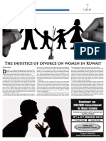 The Injustice of Divorce On Women in Kuwait: Local