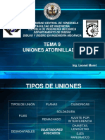 Tema 9 - Uniones Atornilladas