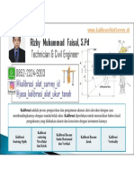 Jasa Kalibrasi Alat Ukur Tanah Alat Survey Pemetaan 085223249203 Rizky Muhammad Faisal