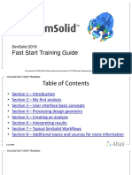 Altair SimSolid 2019 - Fast Start Training Guide