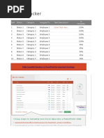 Excel Project Tracker