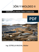 Informe #1 Determinacion de La Humedad. Fundicon y Moldeo Ii