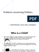 Problems Concerning Children..