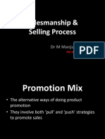Salesmanship & Selling Process