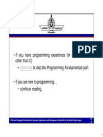 Programming Fundamentals