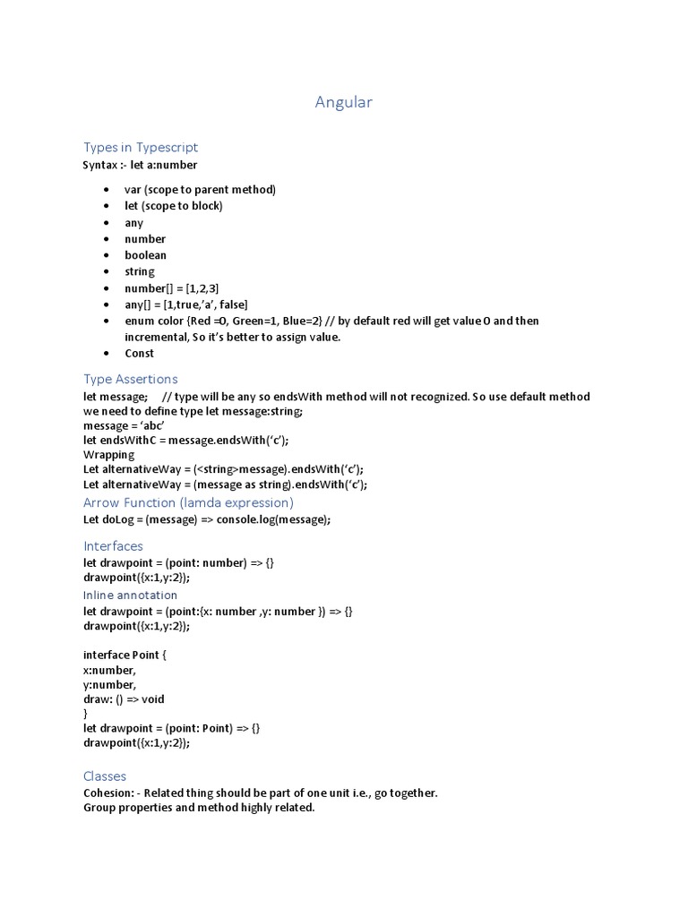 Angular PDF Constructor (Object Oriented Programming) Programming
