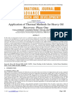 Application of Thermal Methods For Heavy Oil Recovery: Phase One