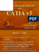 Summer Training Report ON: Catia V5