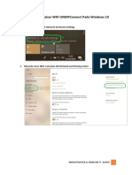 Cara Menggunakan WIFI UNDIPConnect Pada Windows 10 PDF