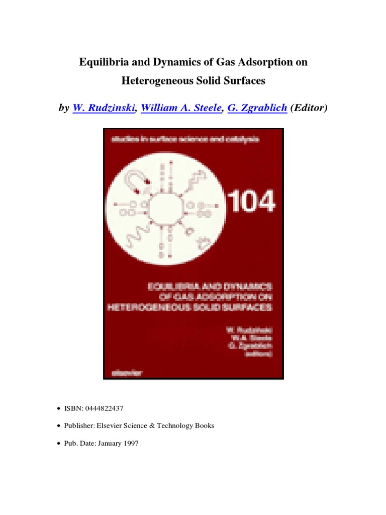 Equilibria and Dynamics of Gas Adsorption On Heterogeneous