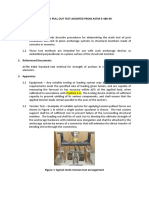 Standard Pull Out Test Adobted From Astm e