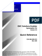 Solutions Enabler Symmetrix CLI Quick Reference
