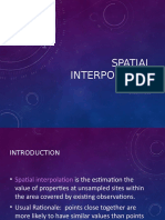 Spatial Interpolation: by Nikhil Kumar BT16MIN016