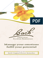 Manage Your Emotions Fulfil Your Potential: Bach Original Flower Remedies