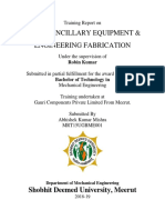 Power Ancillary Equipment & Engineering Fabrication: Shobhit Deemed University, Meerut