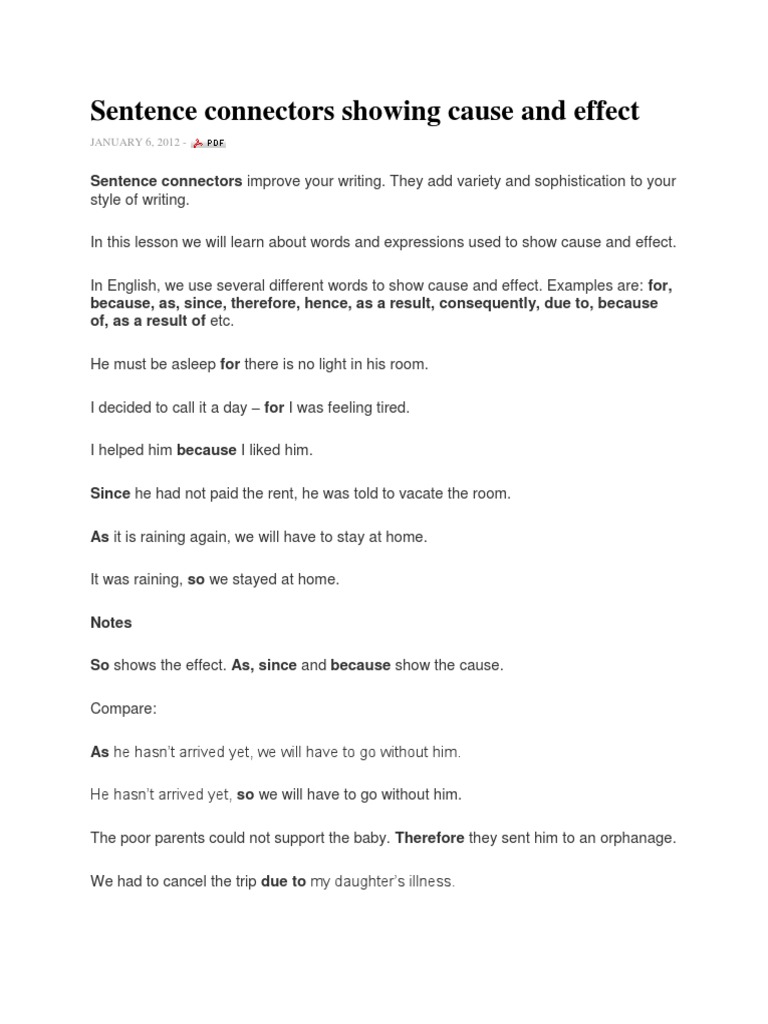 sentence-connectors-showing-cause-and-effect-january-6-2012-pdf