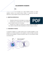 Galvanometro Tangente