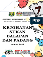 Buku Program Kejohanan Balapan & Padang