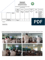 School Monthly Report On National Drug Education Program