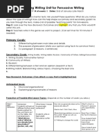 g2 Unit 4 Persuasive Writing Projection