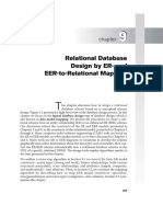 Relational Database Design by ER-and EER-to-Relational Mapping