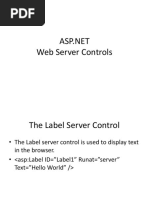 Web Server Controls