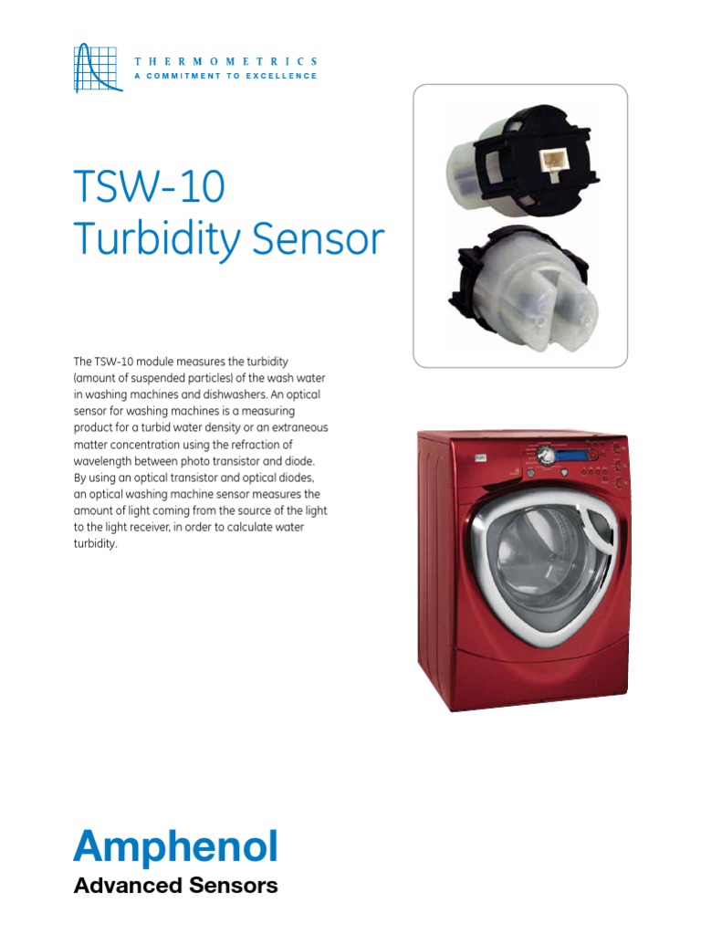 TSW10 Turbidity Sensor Amphenol PDF Light Optics