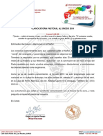 008 Prot 20190319 Convocatoria Patoral Al SINODO 2019
