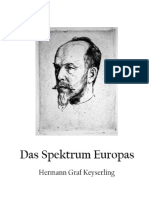 Hermann Graf Keyserling - Das Spektrum Europas