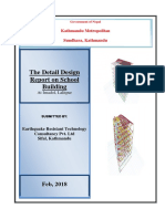 The Detail Design Report On School Building: Kathmandu Metropolitan Sundhara, Kathmandu