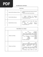 Materi Ujian Advokat