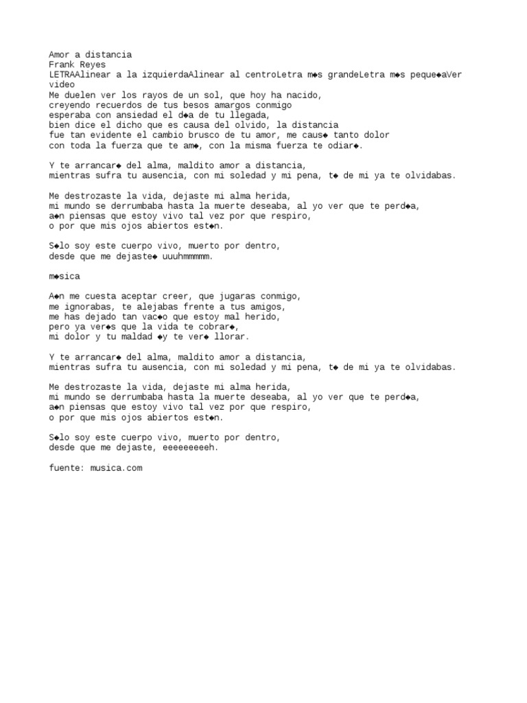 Amor A Distancia | PDF