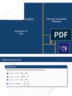 Derivadas funciones matemática II