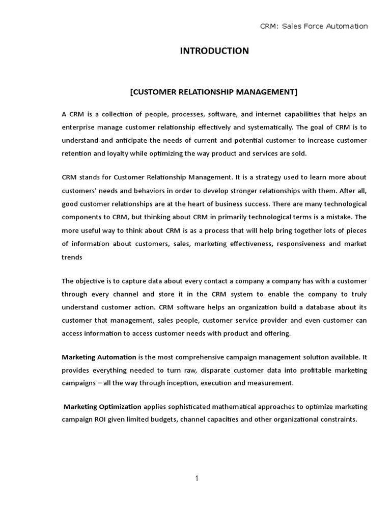 CRM Project Report | PDF | Software Prototyping | Software Development