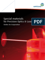 Special Materials: For Precision Optics & Laser Coatings