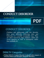 Conduct Disorder: Hamza Daar