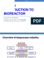 Introduction To Bioreactor