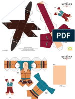 Witcher 3 Wild Hunt, The - Papertoy Triss PDF