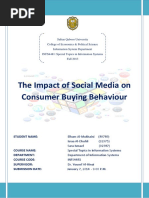 The Impact of Social Media On Consumer B