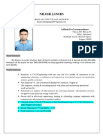 Civil Engineer Resume - Nilesh Jangid