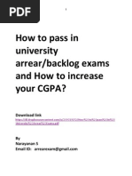 Download How to Pass in University Arrear Exams by arrearexam SN41212419 doc pdf