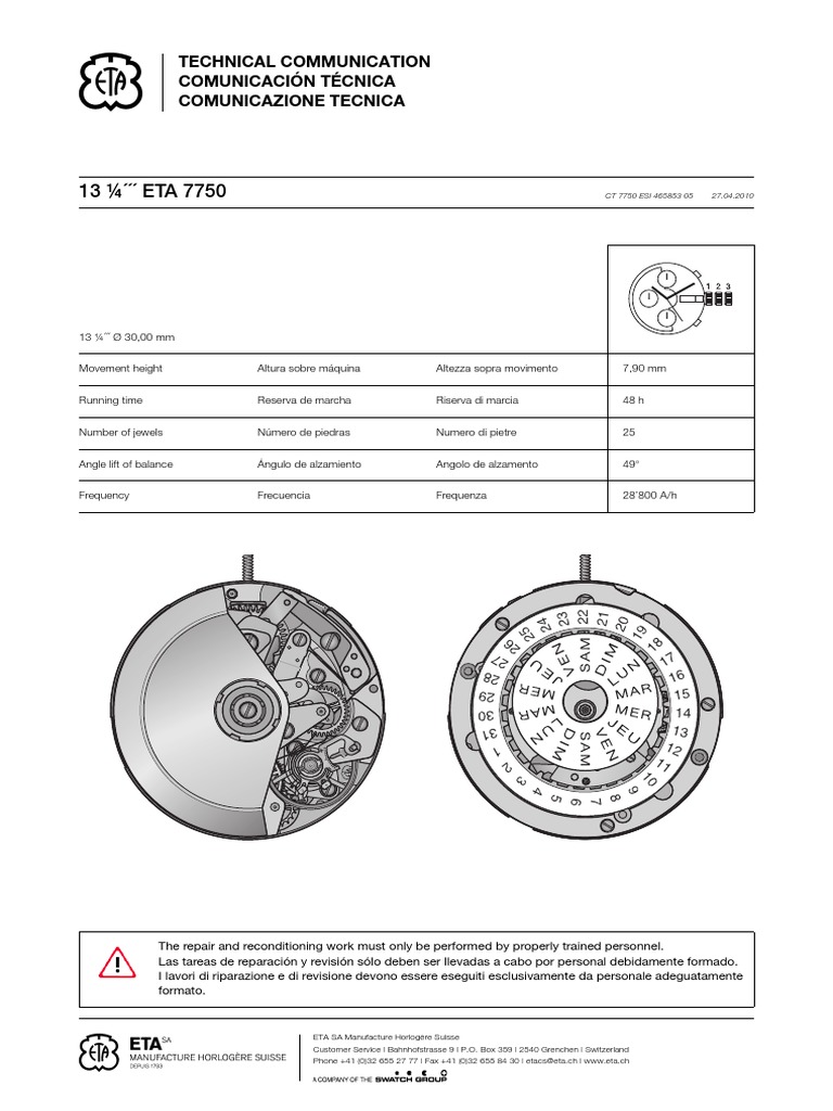 Maquina Eta 7750 | PDF