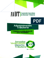 Administración Tributaria Conmemoración de Los 20 Años Del Seniat 1 PDF