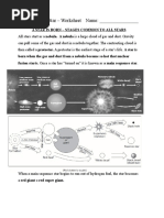 ars Worksheet