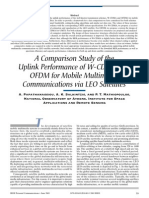 A Comparison Study of The Uplink Performance of W-CDMA and OFDM For Mobile Multimedia Communications Via LEO Satellites
