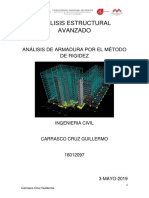 Análisis Estructural Avanzado 2do Parcial