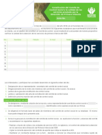Formato de Acta de Conformación Comité de Control Social PDF