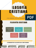 FILOSOFÍA CRISTIANA PATRISTICA, ESCOLASTICA TEMPRANA Y CRISIS DE LA ESCOLASTICA.pptx